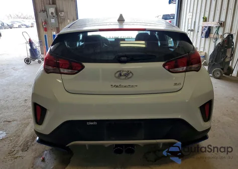 2019 Hyundai Veloster Base from USA, damaged, VIN KMHTG6AF9KU009785